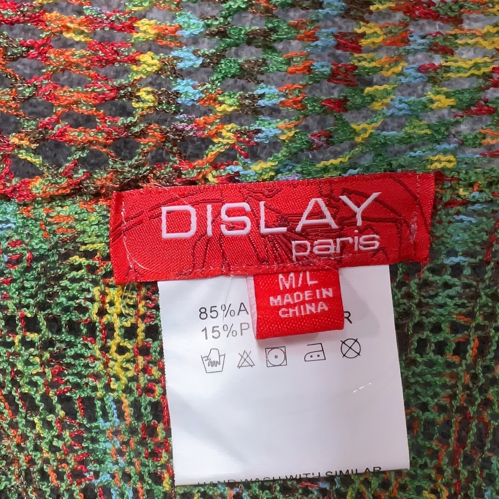 Multicolor Open-Front Cardigan- Size M/L - Picture 6 of 7